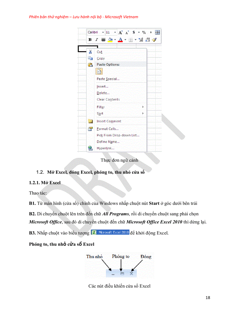 image for page Hướng dẫn Excel 2010 Microsoft Vietnam