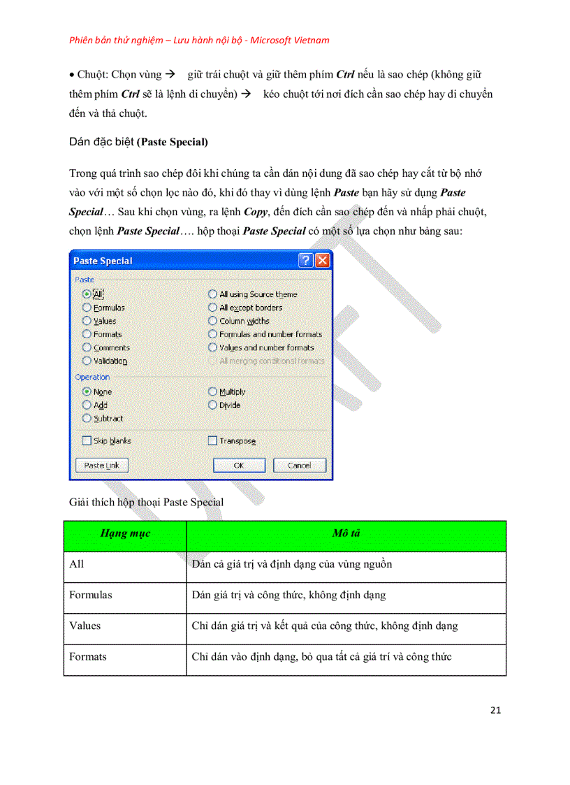 image for page Hướng dẫn Excel 2010 Microsoft Vietnam
