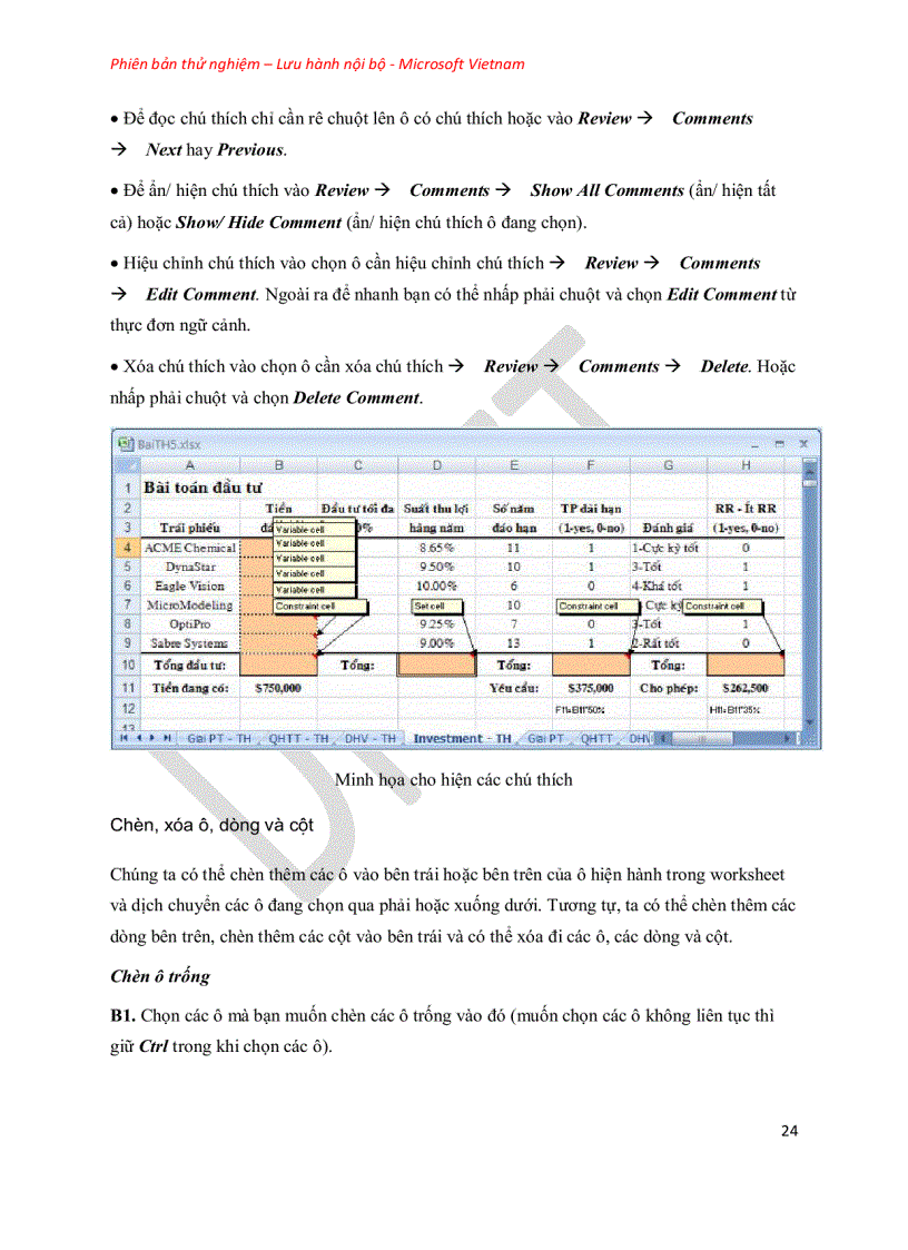 image for page Hướng dẫn Excel 2010 Microsoft Vietnam