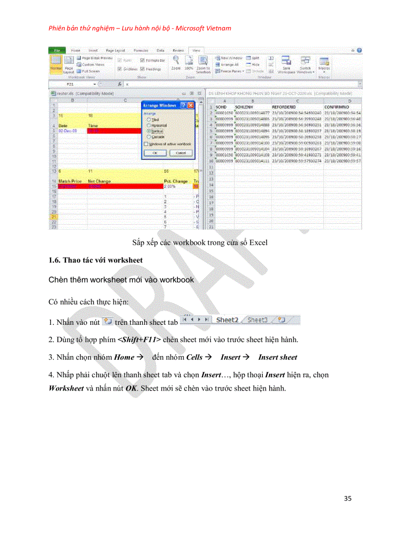 image for page Hướng dẫn Excel 2010 Microsoft Vietnam
