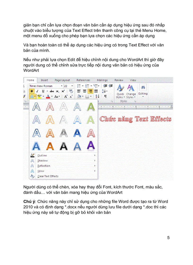 image for page Giáo trình hướng dẫn sử dụng Word 2010