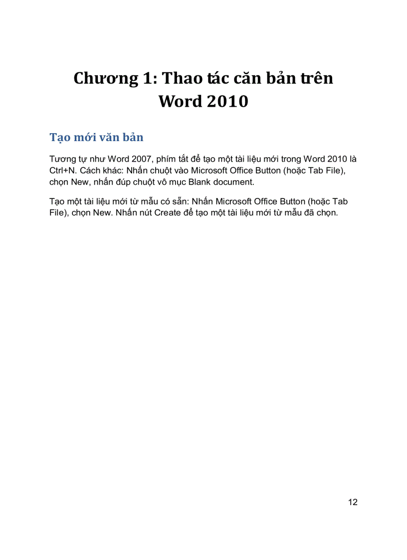 image for page Giáo trình hướng dẫn sử dụng Word 2010