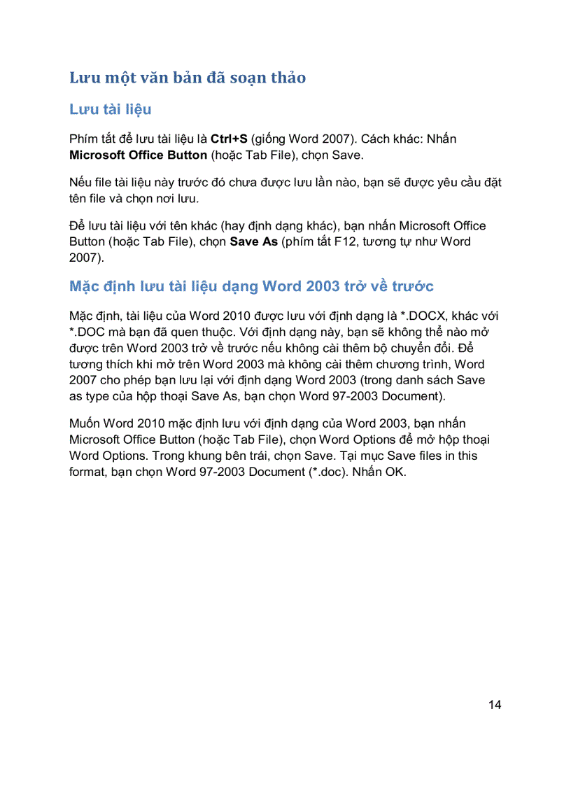 image for page Giáo trình hướng dẫn sử dụng Word 2010