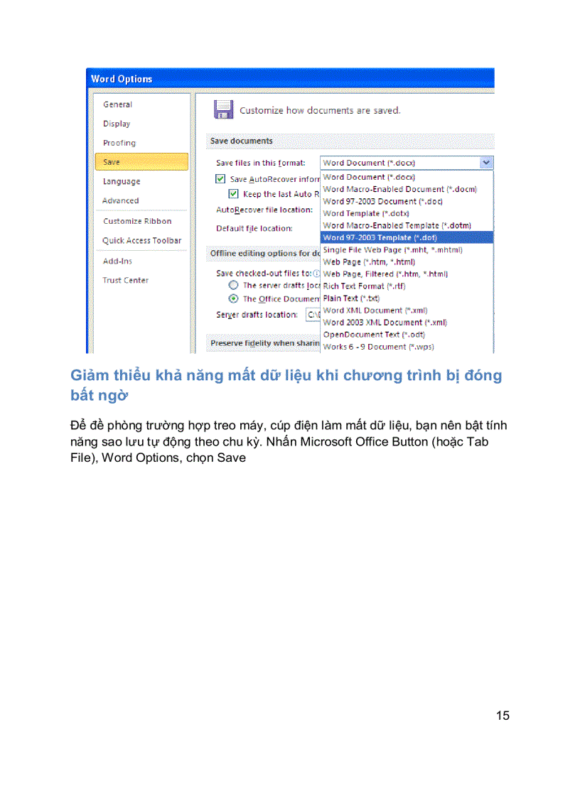 image for page Giáo trình hướng dẫn sử dụng Word 2010