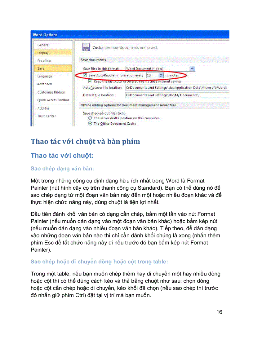 image for page Giáo trình hướng dẫn sử dụng Word 2010