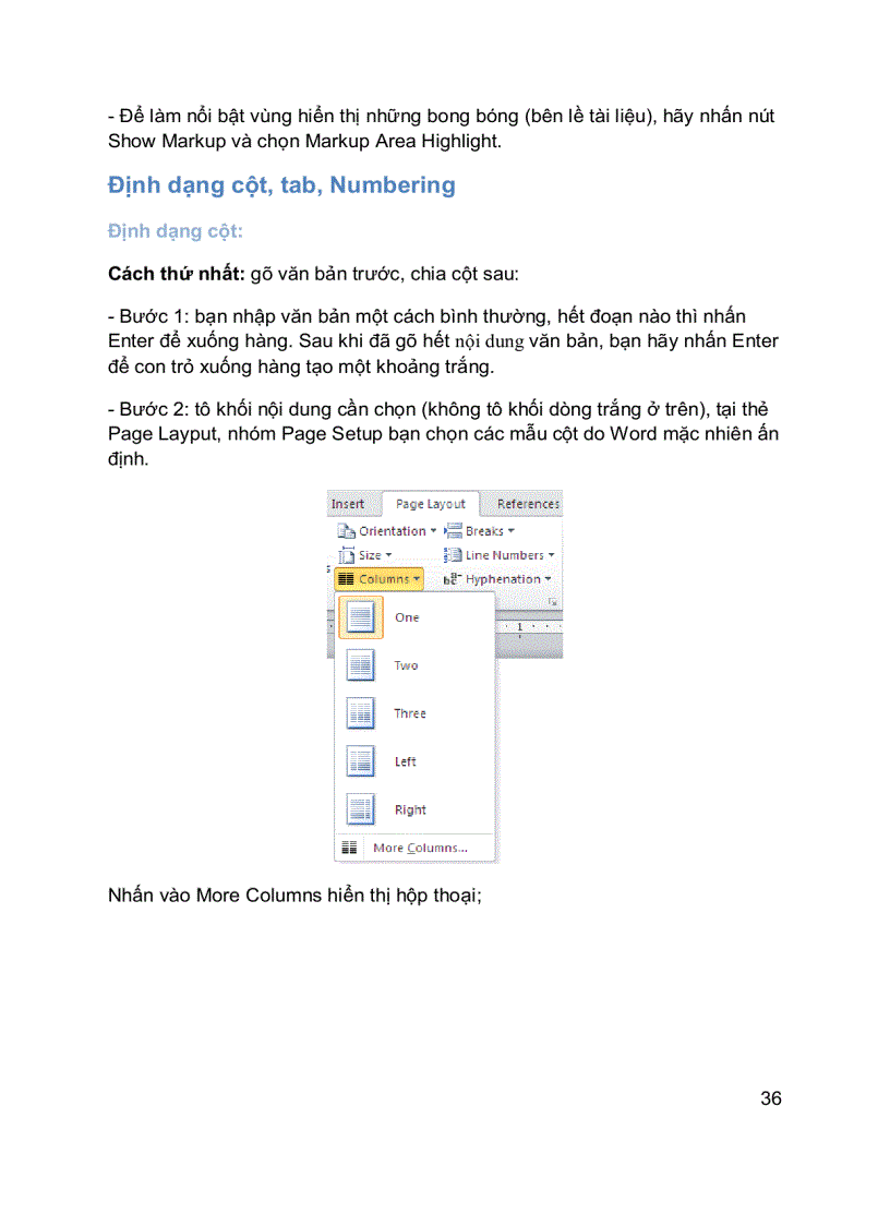 image for page Giáo trình hướng dẫn sử dụng Word 2010