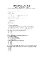 Đề thi môn tin học văn phòng