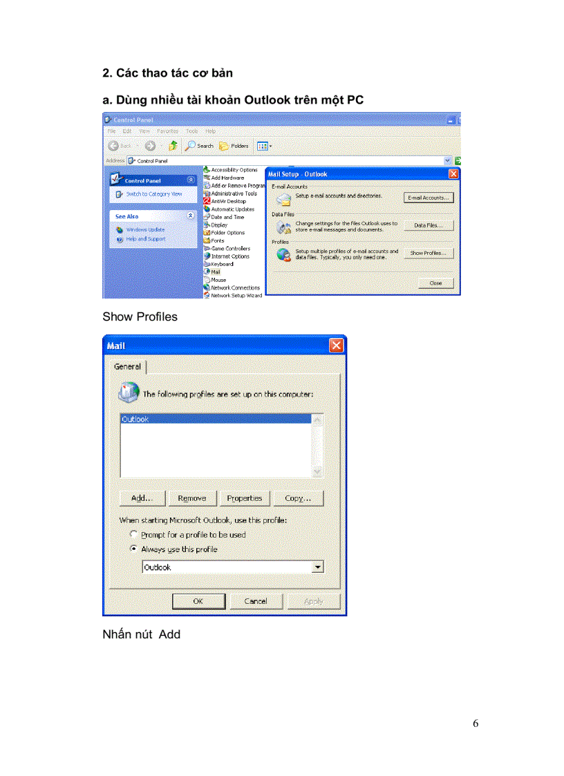 image for page Giáo trình hướng dẫn sử dụng Outlook 2010