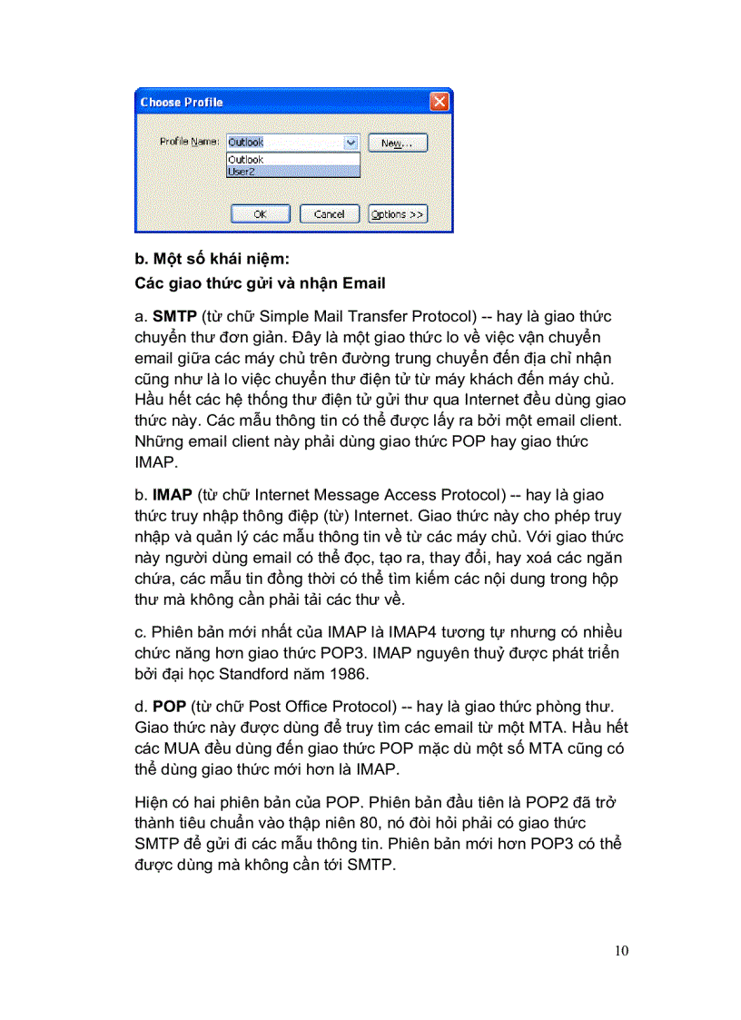 image for page Giáo trình hướng dẫn sử dụng Outlook 2010