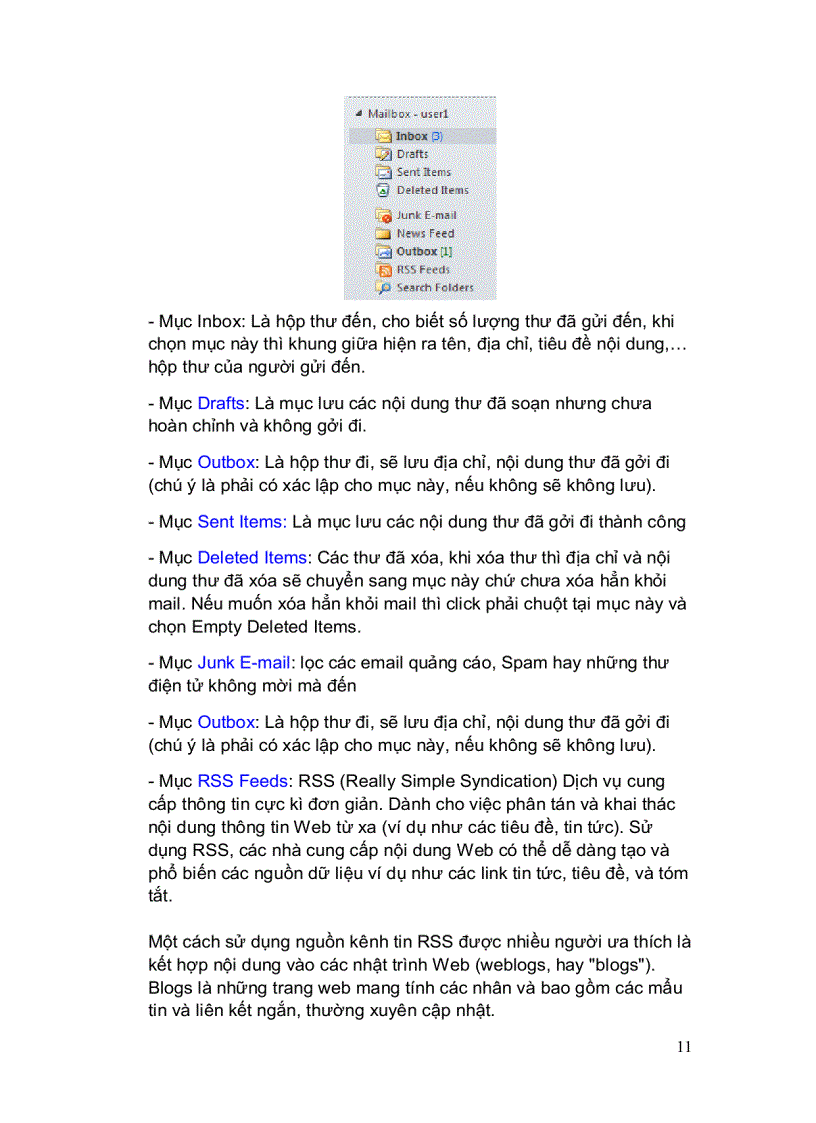 image for page Giáo trình hướng dẫn sử dụng Outlook 2010