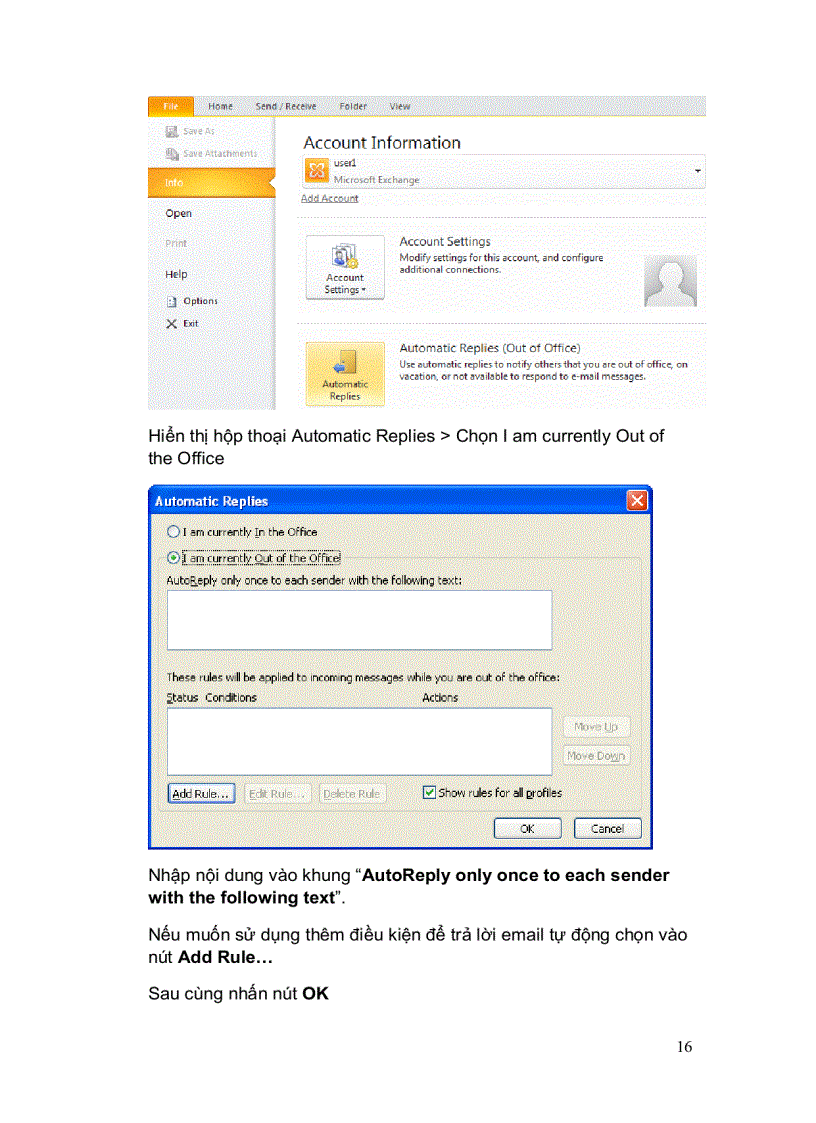 image for page Giáo trình hướng dẫn sử dụng Outlook 2010