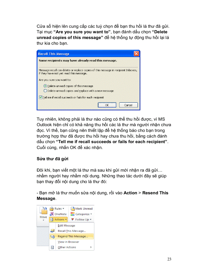 image for page Giáo trình hướng dẫn sử dụng Outlook 2010