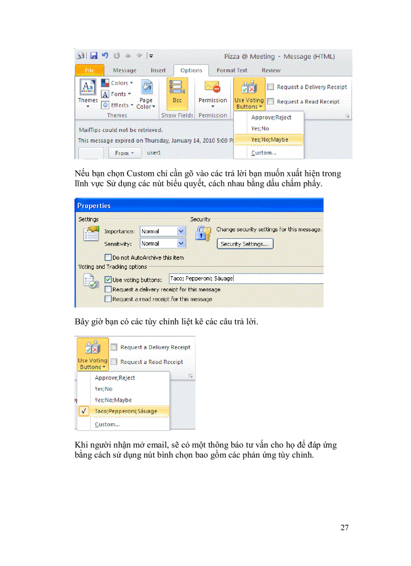 image for page Giáo trình hướng dẫn sử dụng Outlook 2010