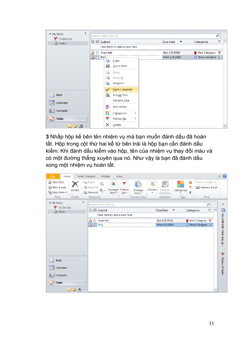 image for page Giáo trình hướng dẫn sử dụng Outlook 2010