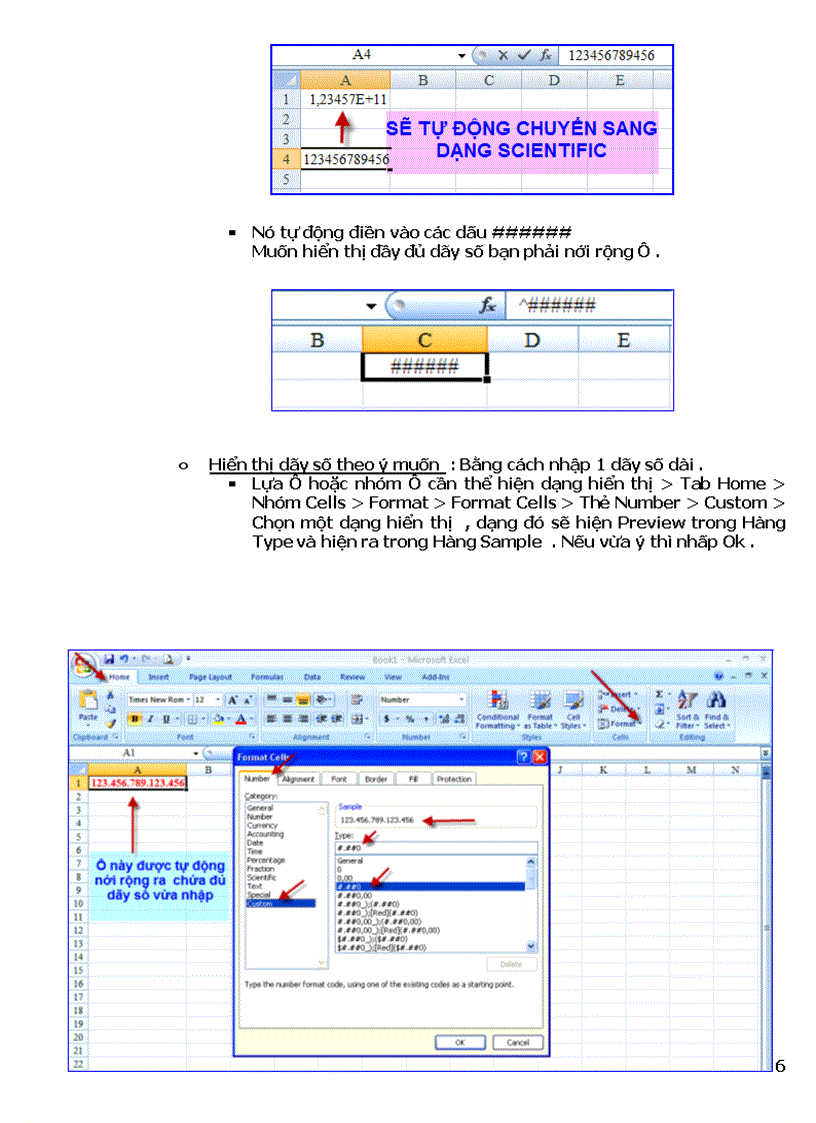 Tự học excel 2007 nhập dữ liệu