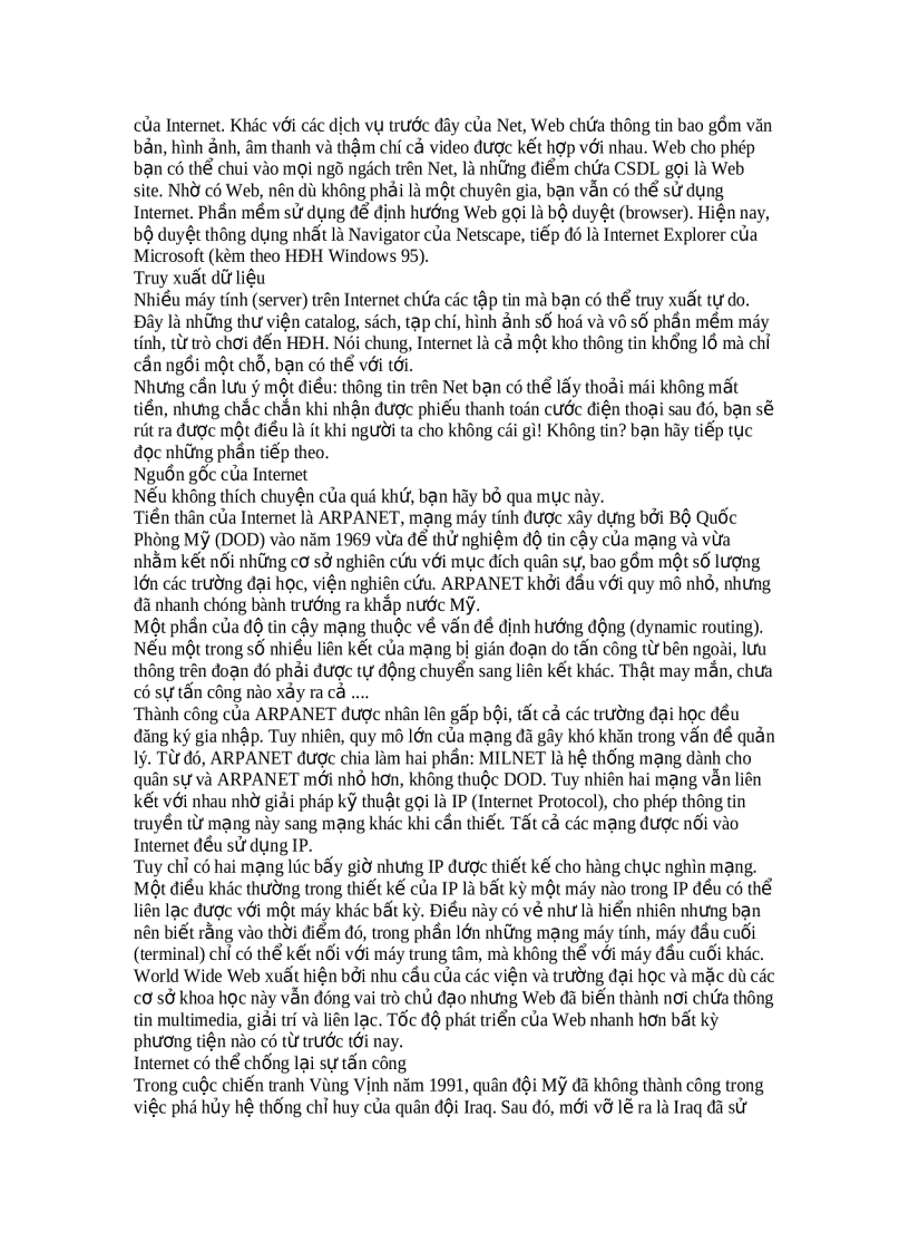 image for page Bài thu hoạch Tin Học Đại Cương