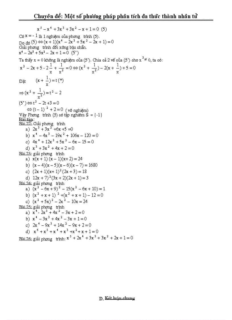 image for page Chuyên đề phân tích đa thức thành nhân tử