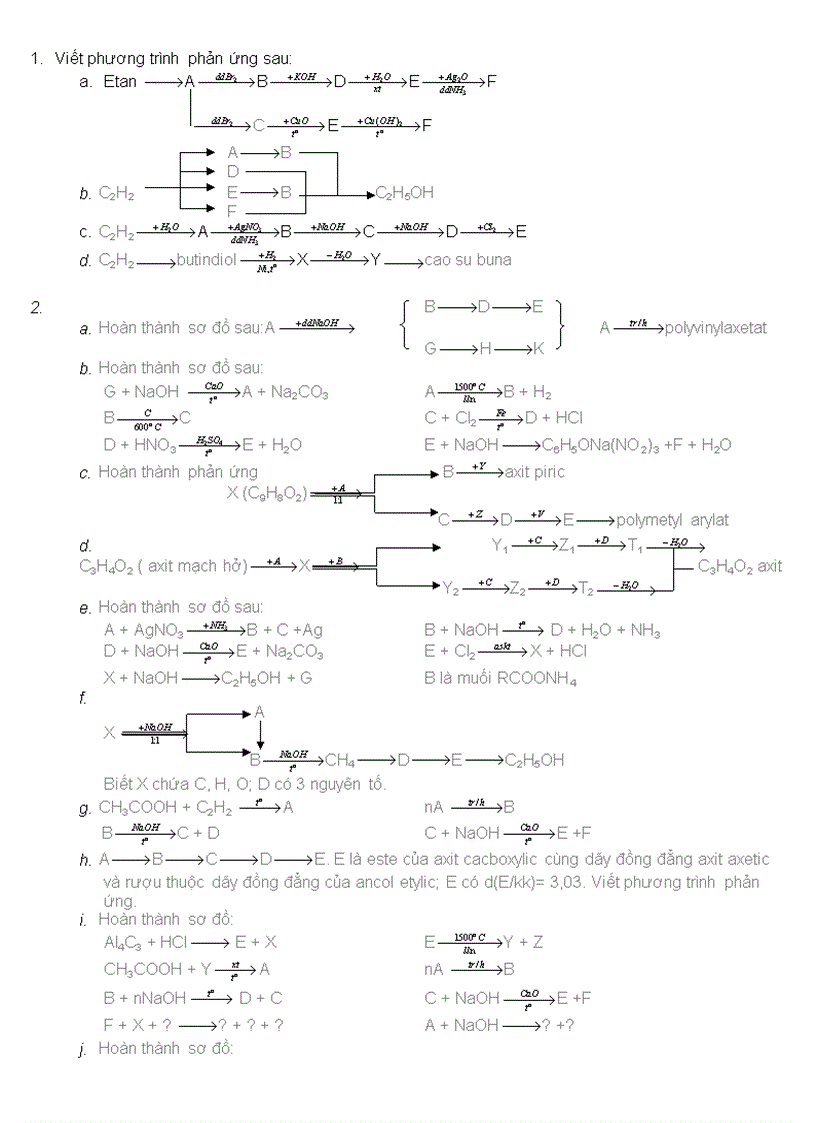 image for page Chuỗi phản ứng andehit axit axit cacboxilic