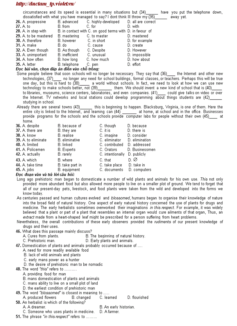 image for page Đề thi tuyển sinh đại học 2011 3