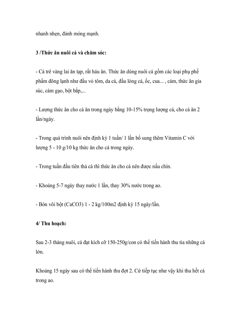 image for page Kỹ thuật nuôi cá trê trong ao đất