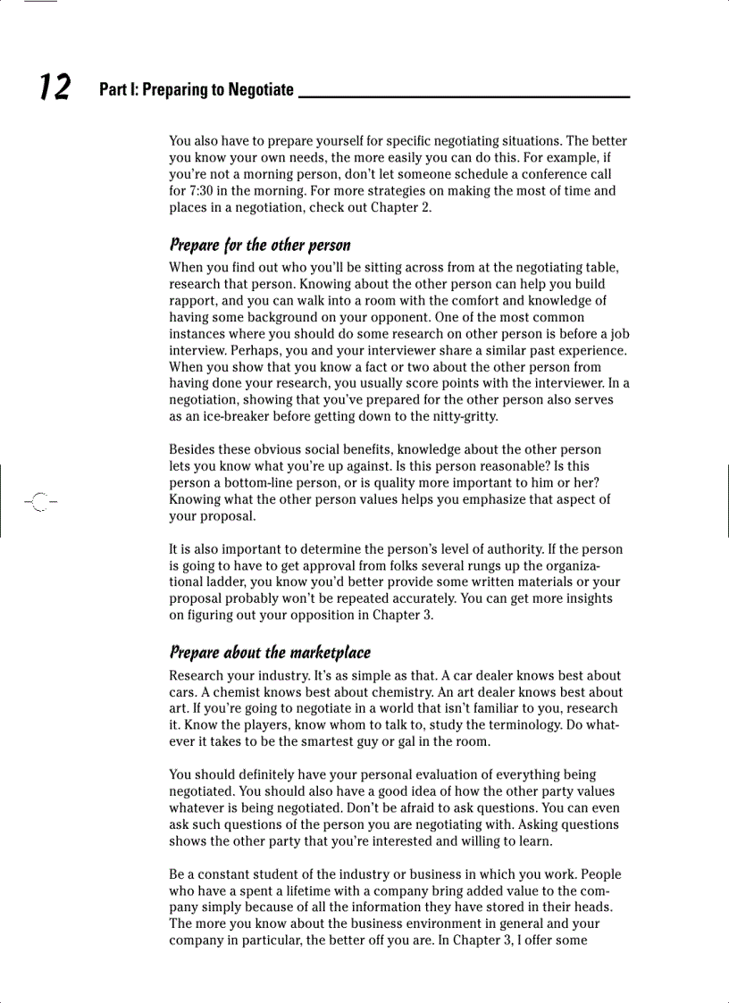 image for page Negotiating FOR DUMMIES 2ND EDITION