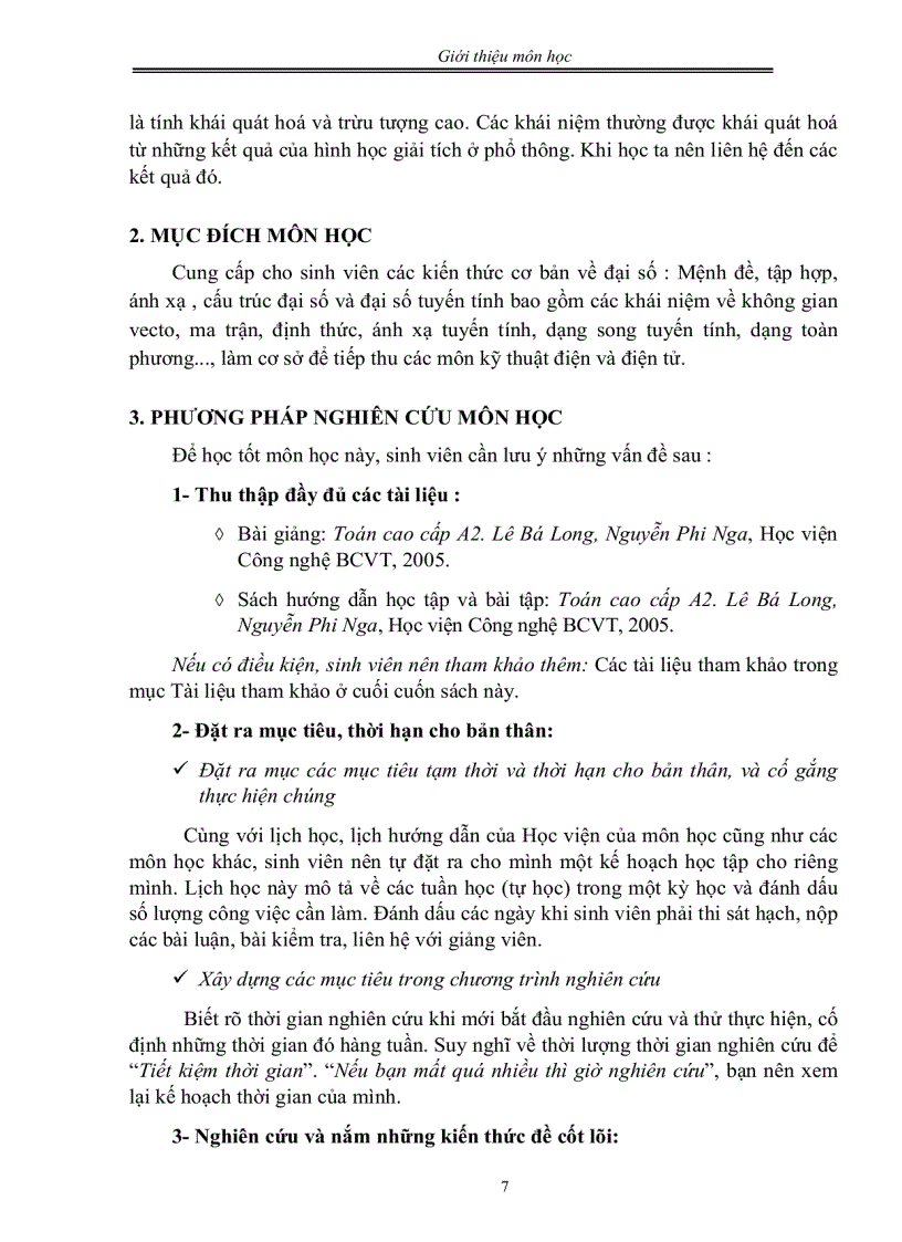 image for page Toán cao cấp A2 Dùng cho SV hệ từ xa