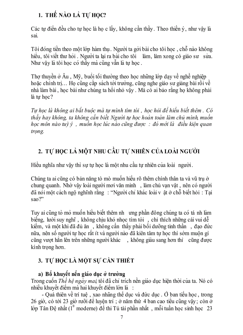 image for page Tự học một nhu cầu của thời đại