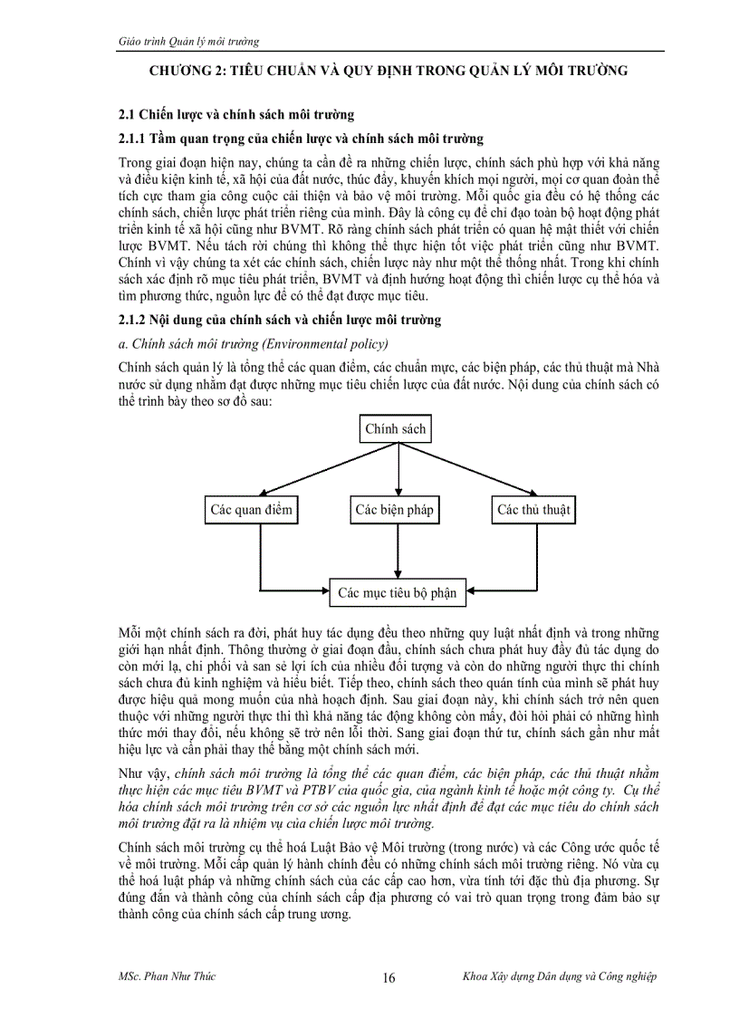 image for page Quản lý môi trường