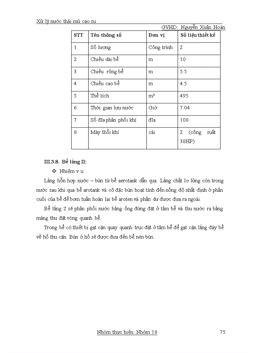 image for page Tính toán và thiết kế hệ thống xử lý nước thải cao su công suất 1500 m3 ngày đêm