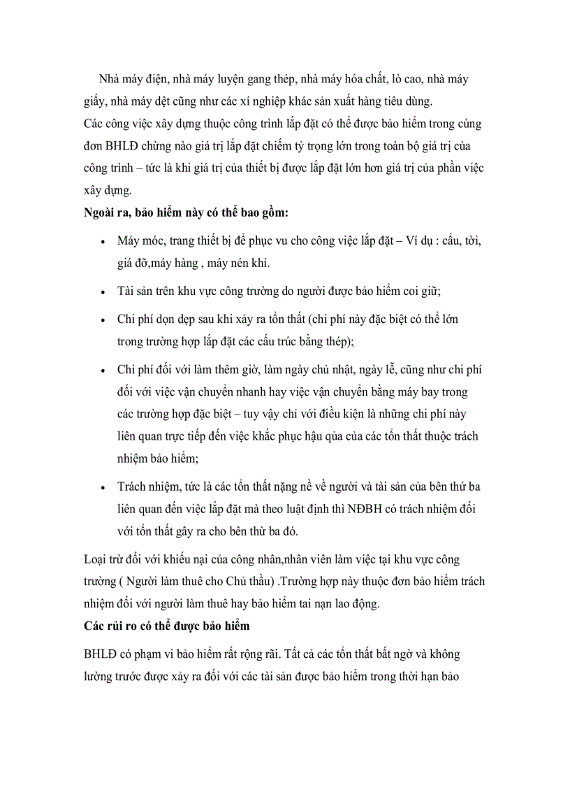 image for page Bảo hiểm mọi rủi ro trong lắp đặt