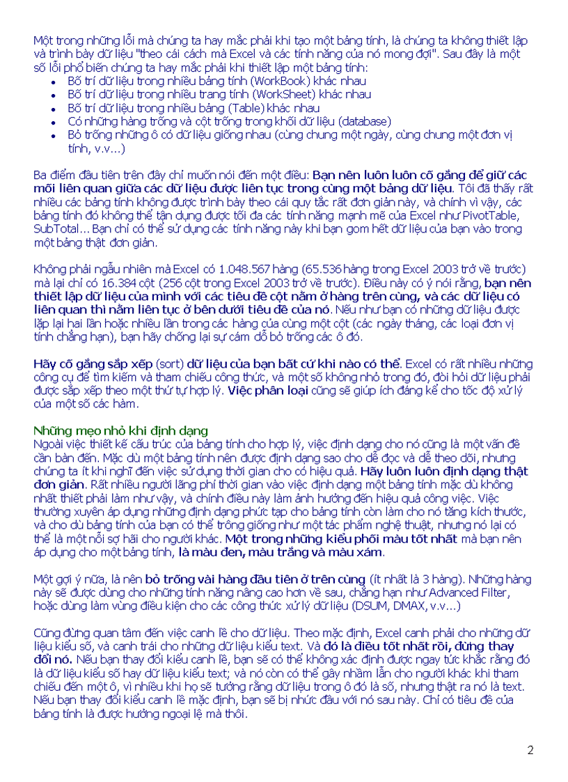 image for page Giáo trình Excel 2007 Những tuyệt chiêu trong Excel