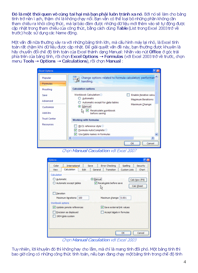 image for page Giáo trình Excel 2007 Những tuyệt chiêu trong Excel