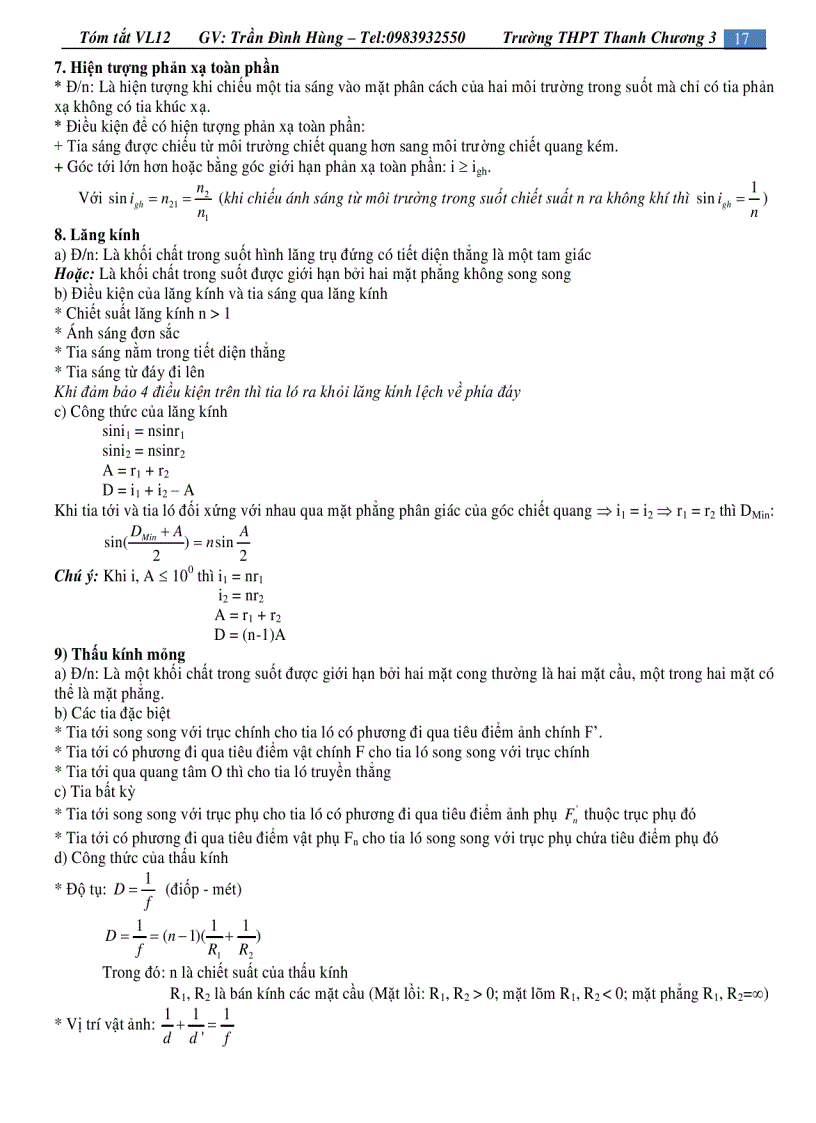 image for page Công thức vật lý lớp 12