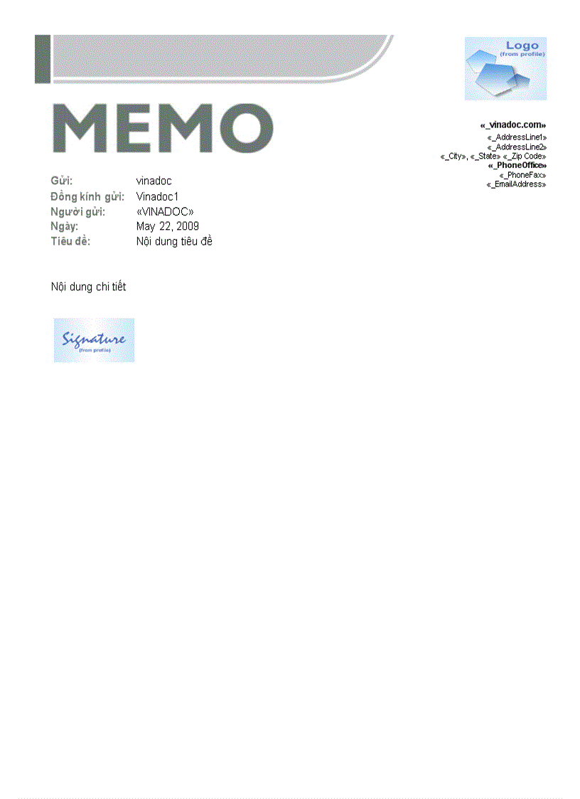 image for page Mẫu thiết kế đơn thư biên bản ghi nhớ 2