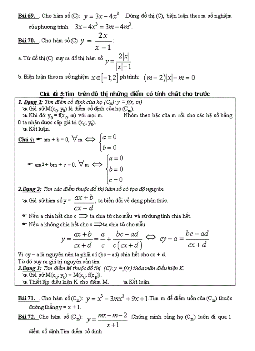 image for page Một số chuyên đề luyện thi đại học