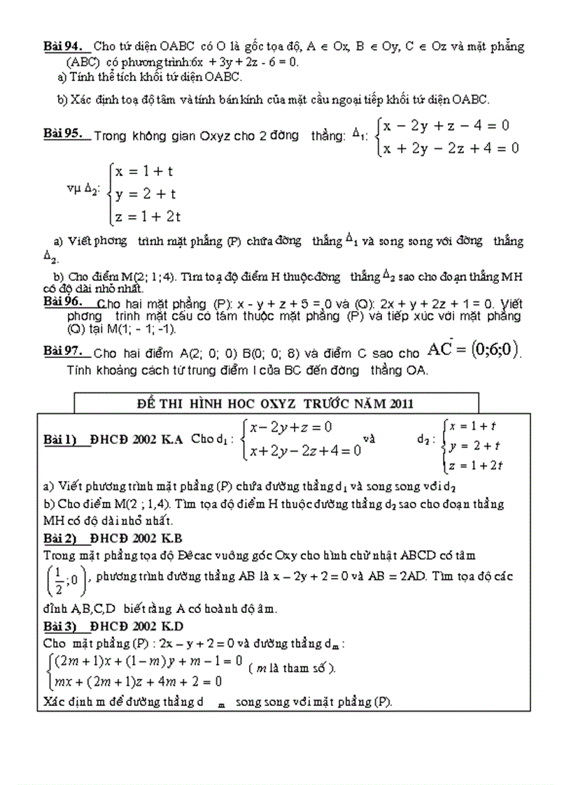 image for page Một số chuyên đề luyện thi đại học