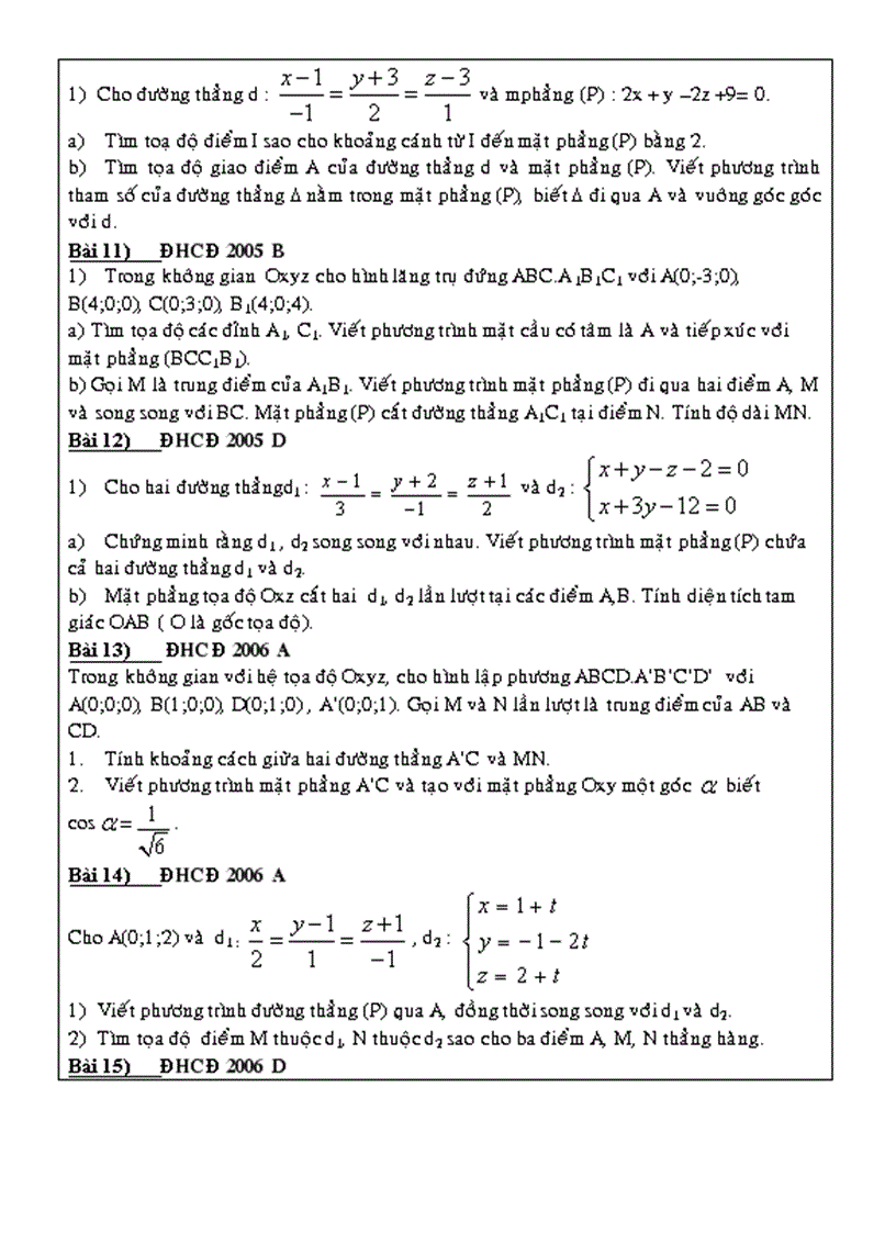 image for page Một số chuyên đề luyện thi đại học