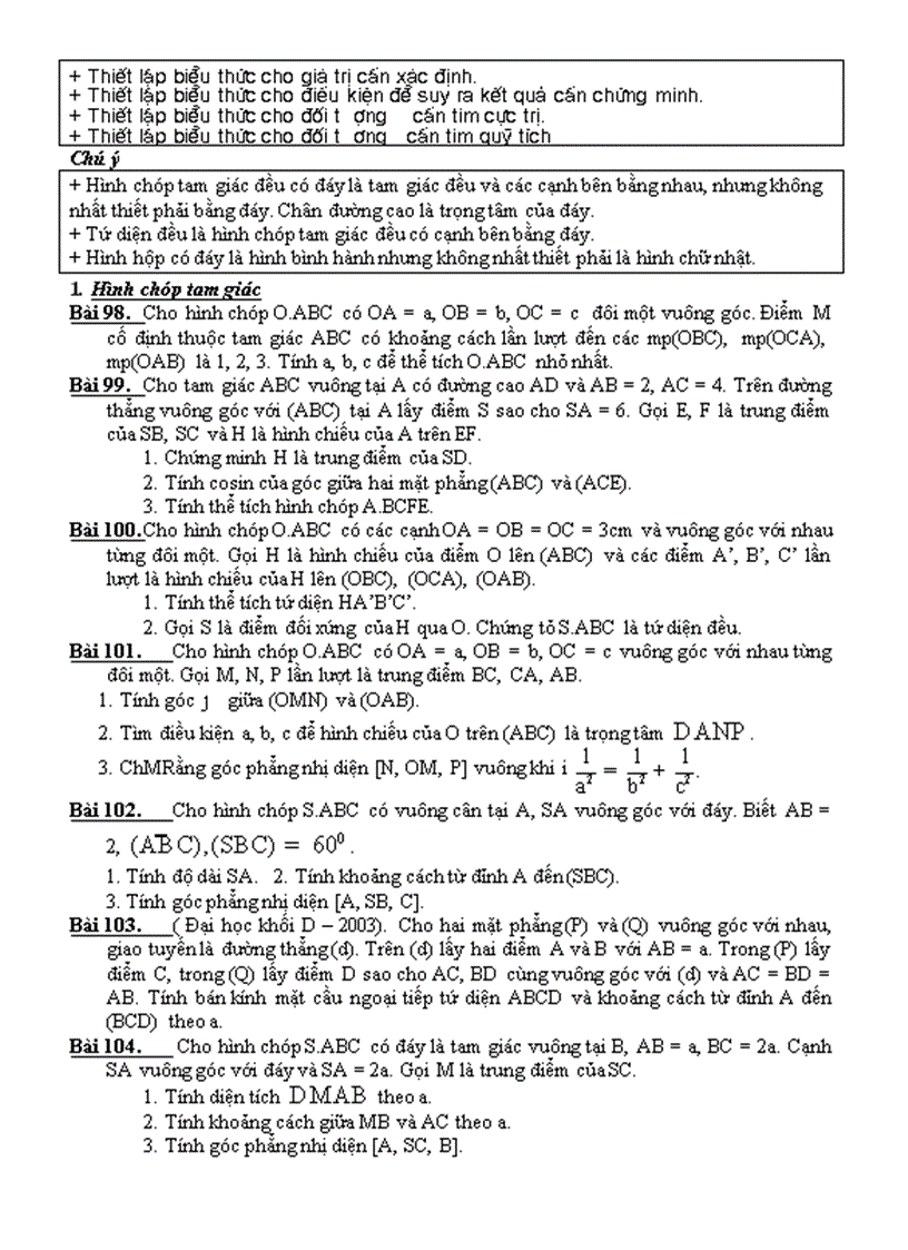 image for page Một số chuyên đề luyện thi đại học