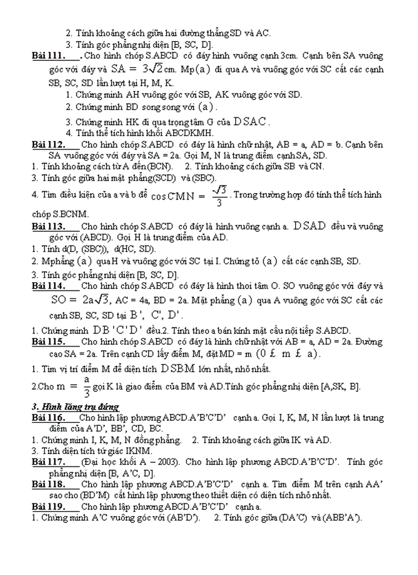 image for page Một số chuyên đề luyện thi đại học