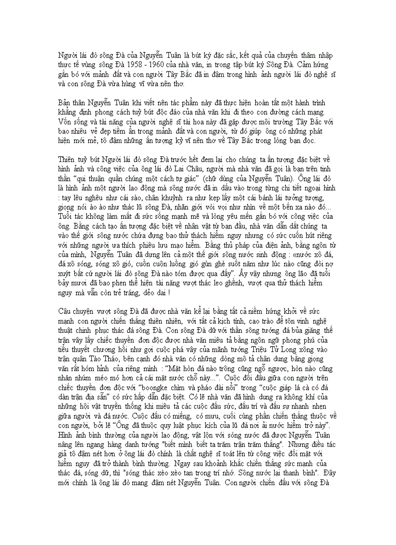 image for page Hình tượng người lái đò sông đà