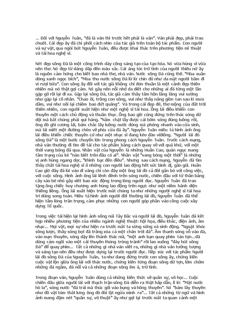 image for page Phân tích bài ngừời lái đò sông đà