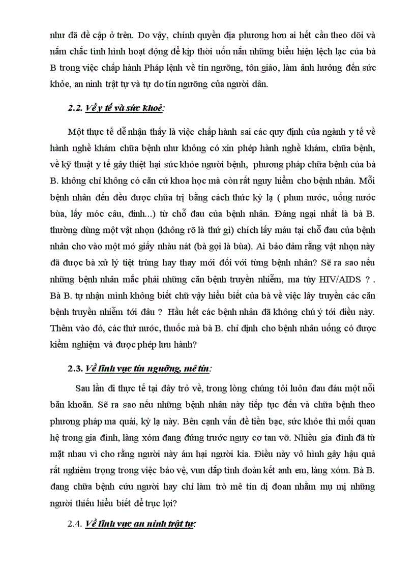 image for page Xử lý tình huống vi phạm hành chính trong lĩnh vực hành nghề mê tín dị đoan có ảnh hưởng liên quan đến môi trường văn hoá y tế trên địa bàn Huyện Thuận An Tỉnh Bình Dương