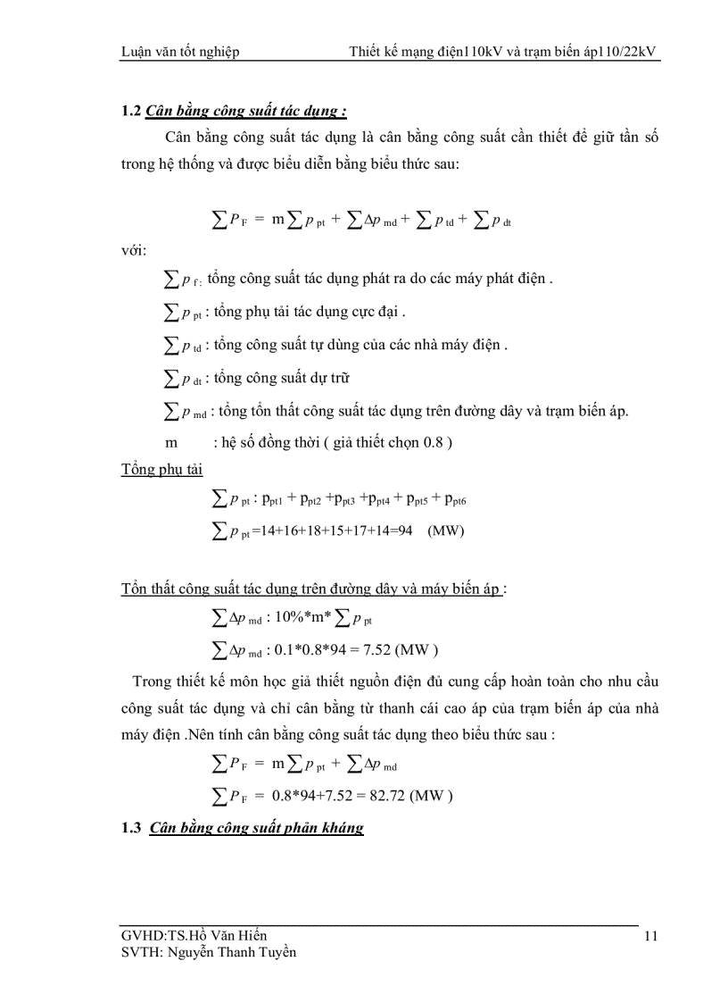 image for page Thiết kế mạng điện 110kV và trạm biến áp 110 22kV