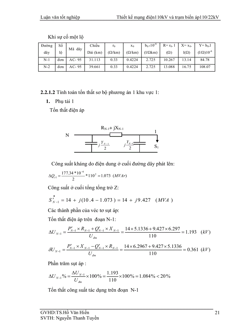 image for page Thiết kế mạng điện 110kV và trạm biến áp 110 22kV