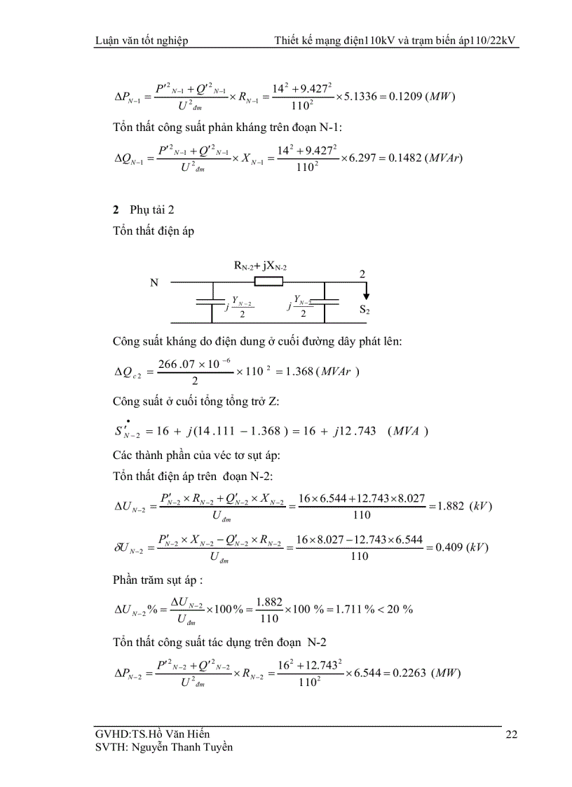 image for page Thiết kế mạng điện 110kV và trạm biến áp 110 22kV