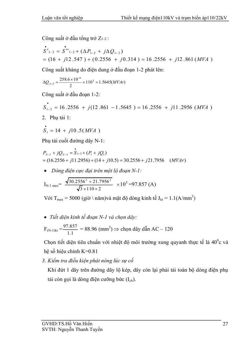 image for page Thiết kế mạng điện 110kV và trạm biến áp 110 22kV