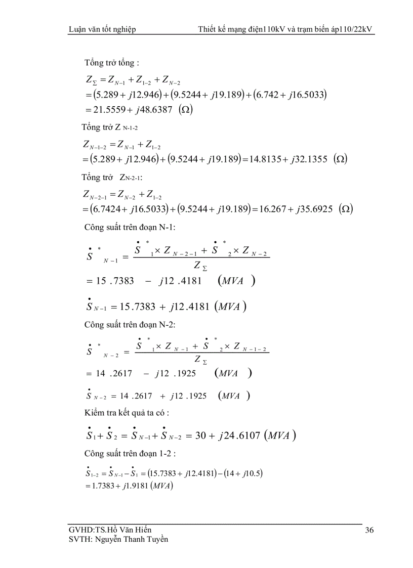 image for page Thiết kế mạng điện 110kV và trạm biến áp 110 22kV