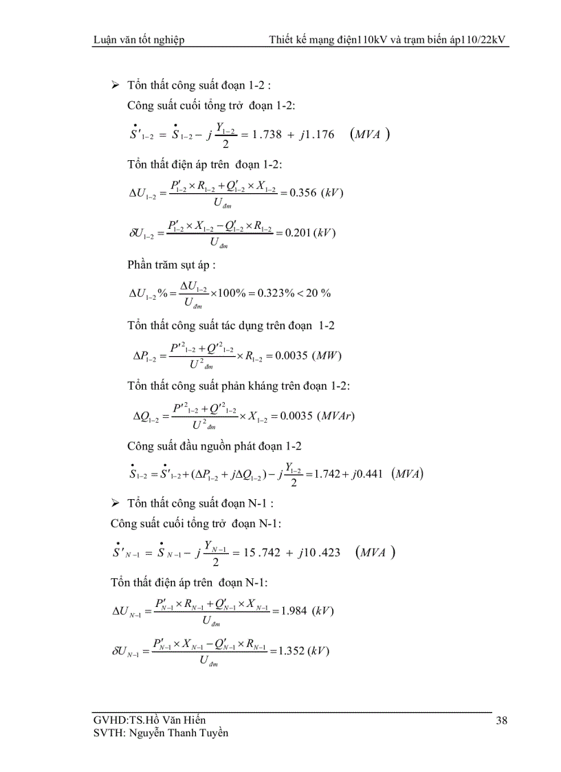 image for page Thiết kế mạng điện 110kV và trạm biến áp 110 22kV