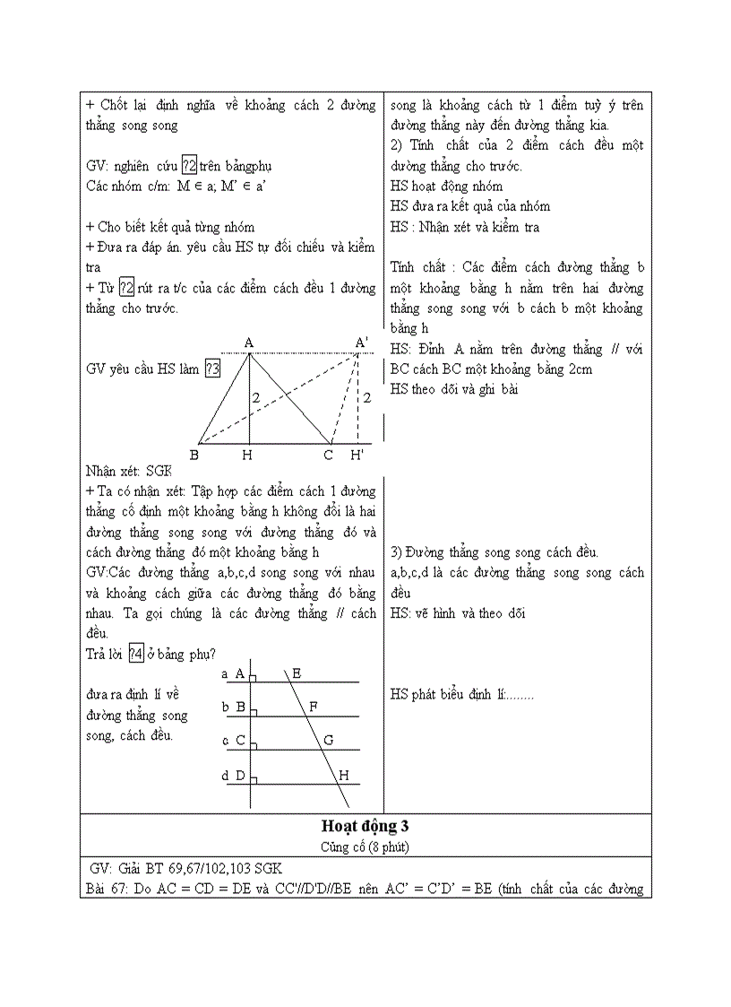 image for page Hình học Đường thẳng song song với một đường thẳng cho trước