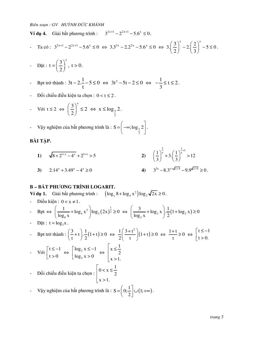 image for page Chuyên đề luyện thi đh Mũ logarit